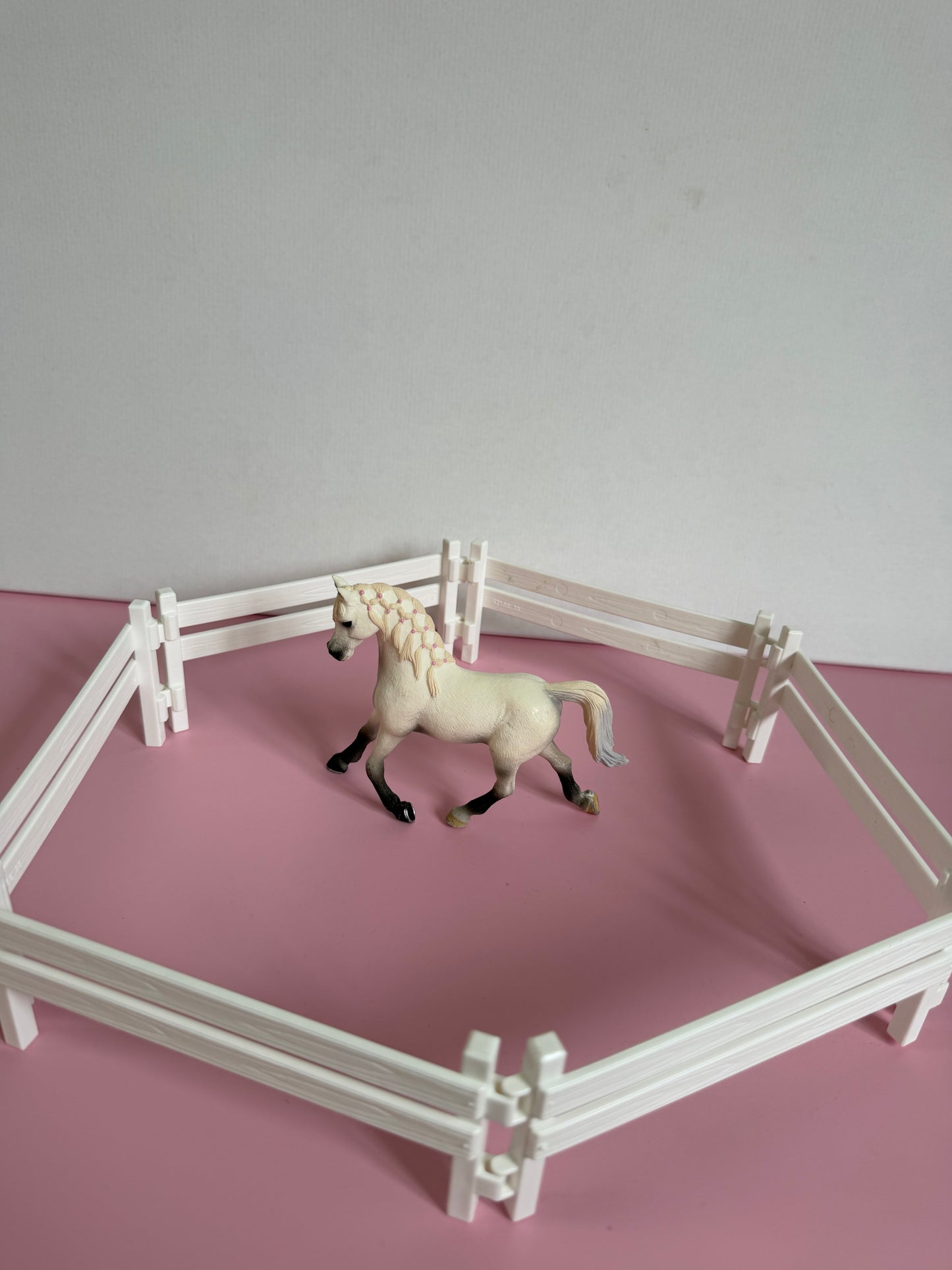 Schleich Fence bundle - 6 Panels white (horse not included)