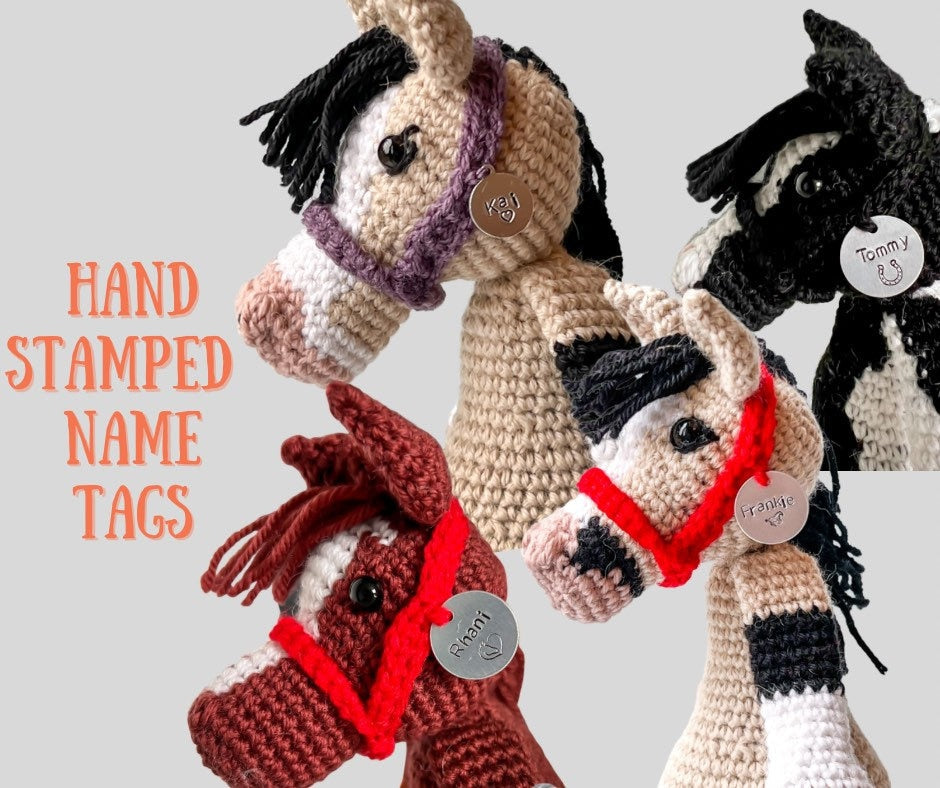 Crochet Horse & Pony - Personalised Horse, Horse Gifts, Pet Loss, memorial, Unique keepsake. Custom Horse Plush.
