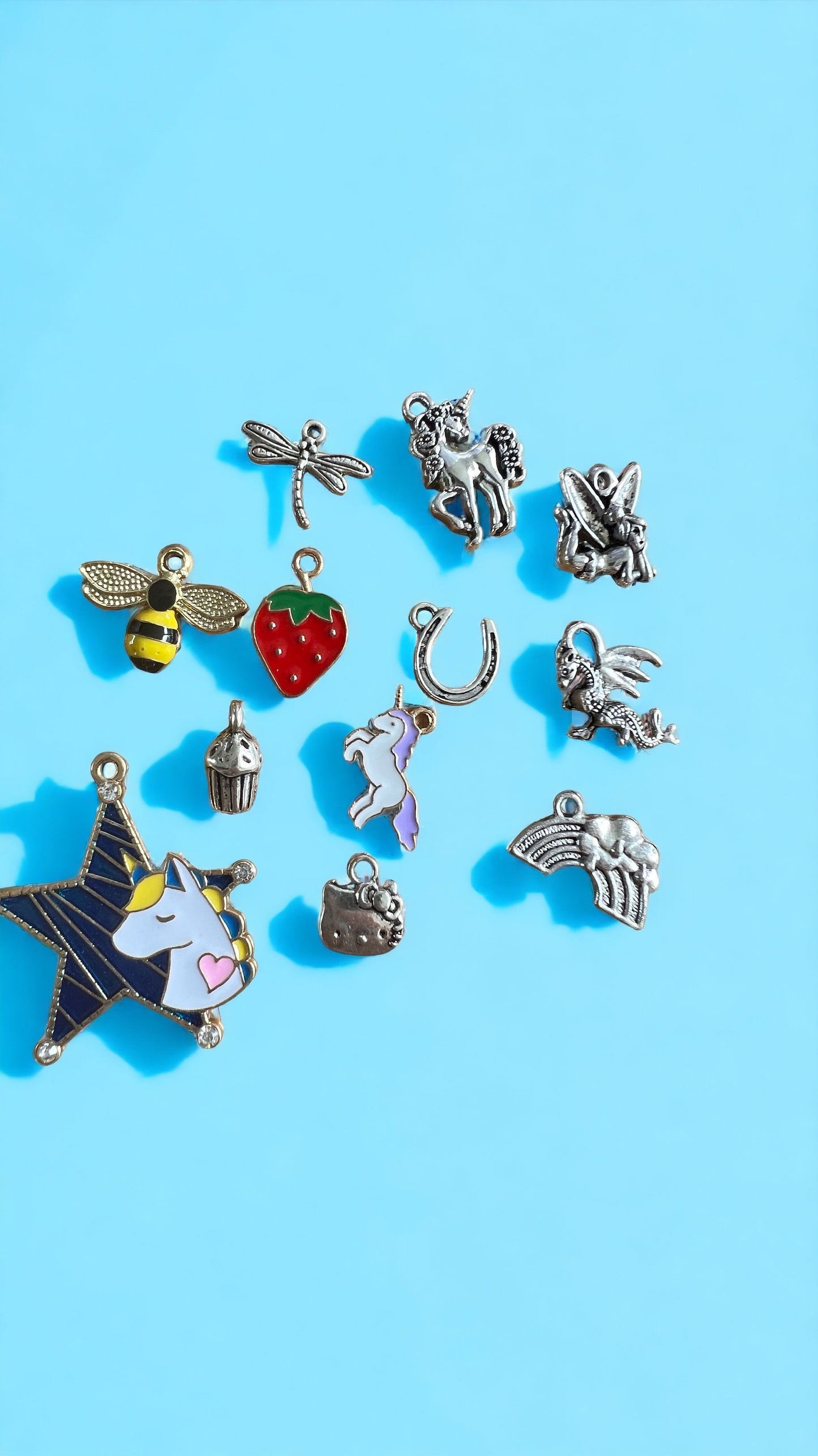 Bridle, halter charms. Butterfly and horse charms. Horse lover gift. Equestrian style.