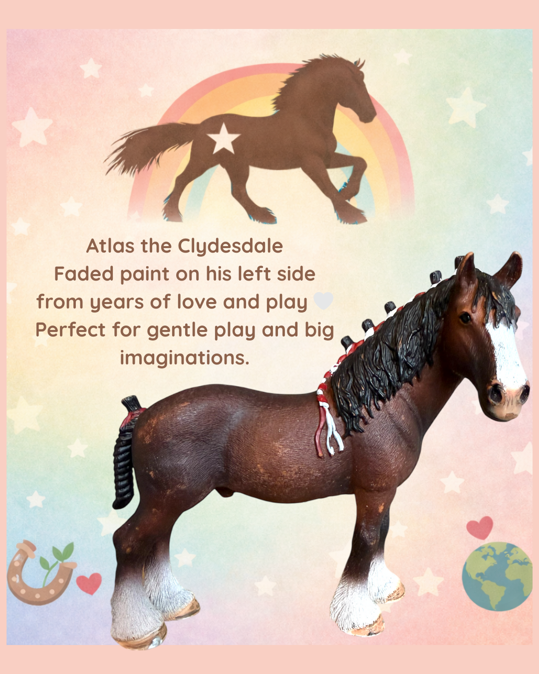 🌈 Too-Loved Rockstar Companion Pony (FREE ADD-ON)