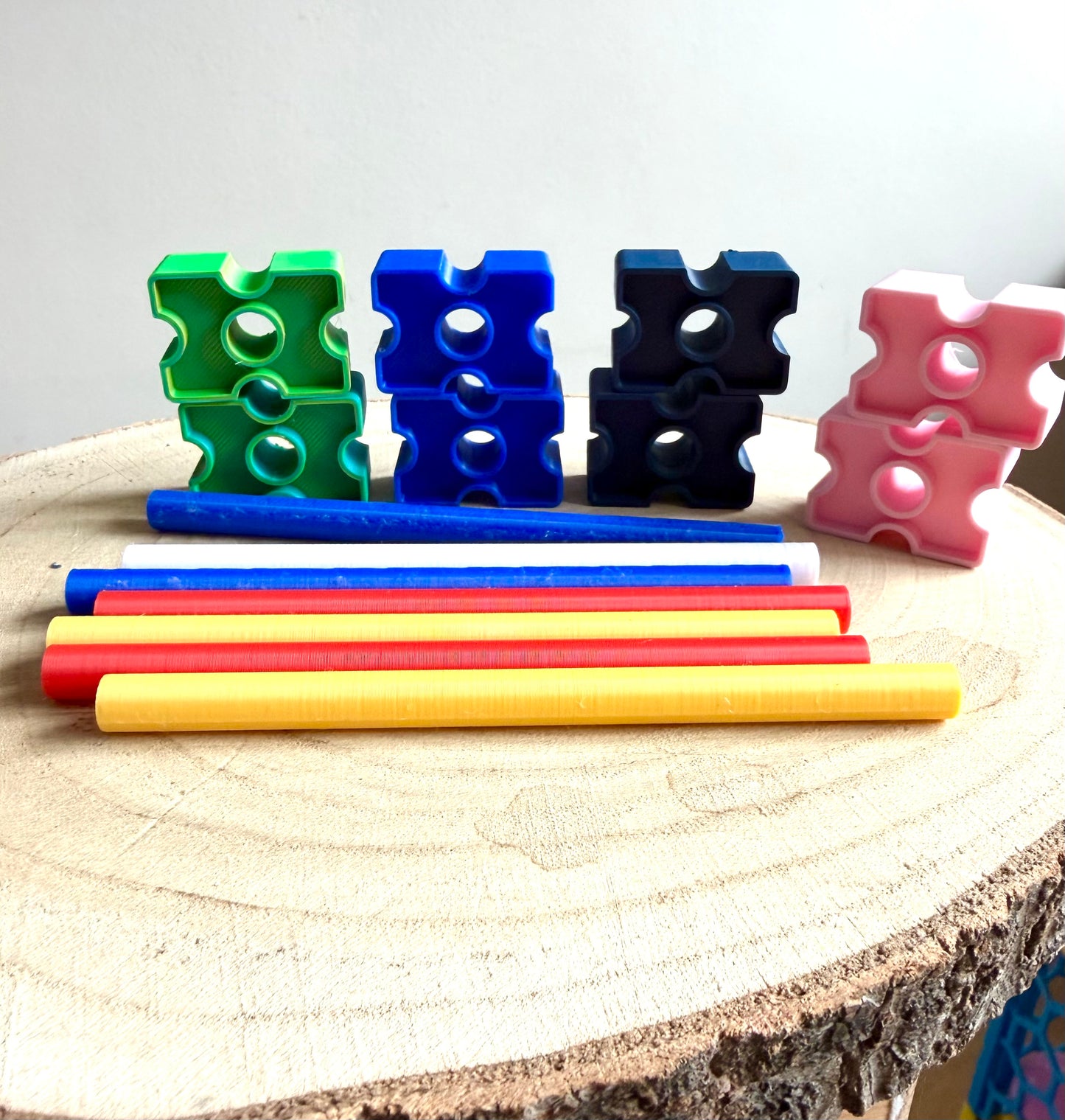 Miniature Cavaletti Jump Set – Two Blocks & Two Poles