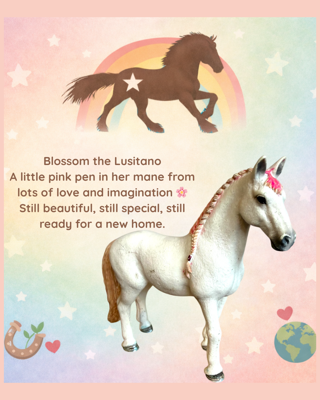 🌈 Too-Loved Rockstar Companion Pony (FREE ADD-ON)