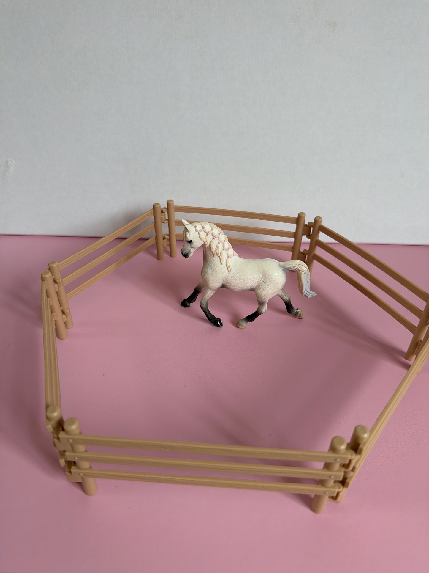Schleich Fence bundle - 6 Panels Brown (horse not included)