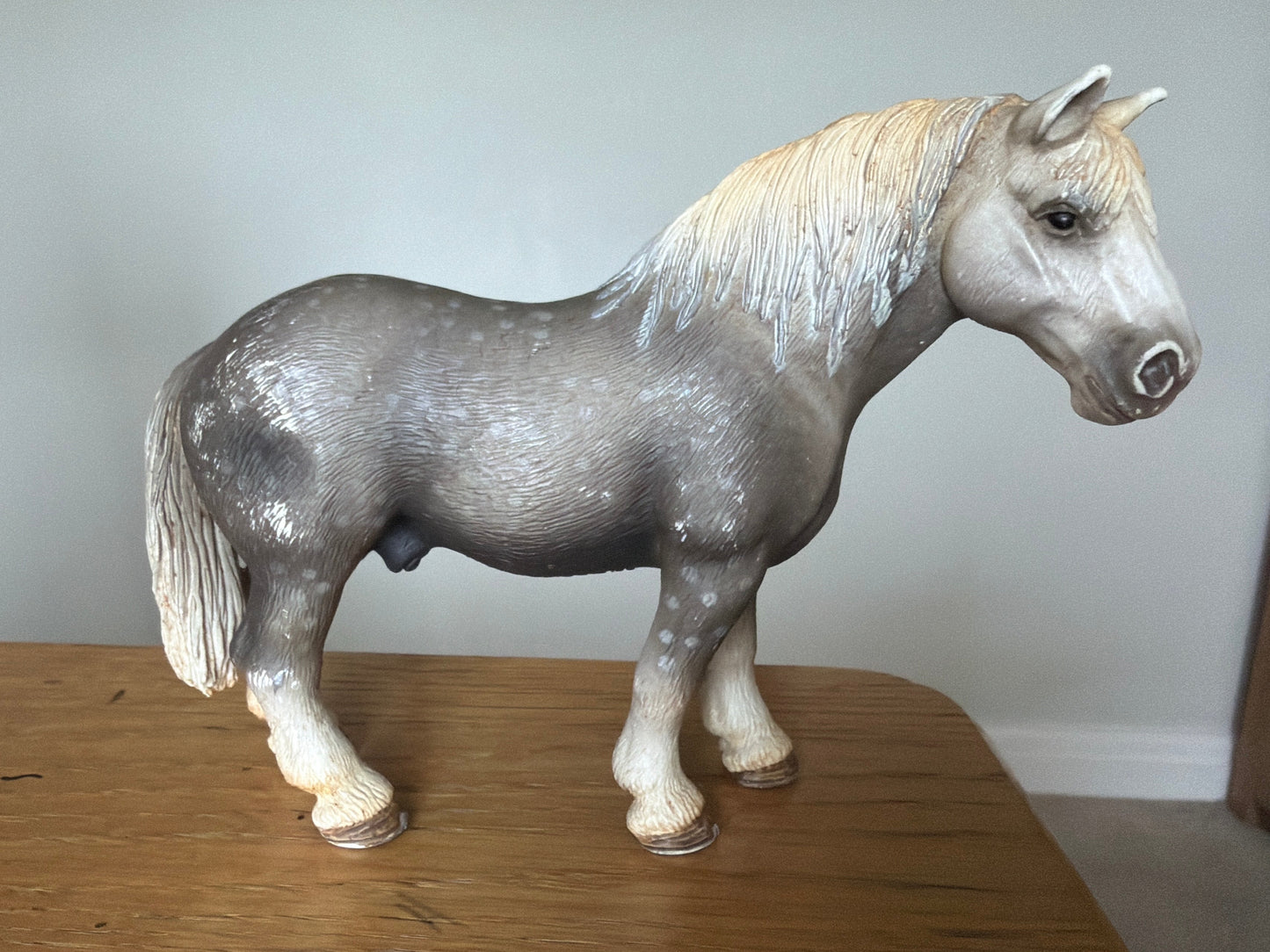 Re-Loved Rockstar: Percheron Schleich Stallion- Dobby