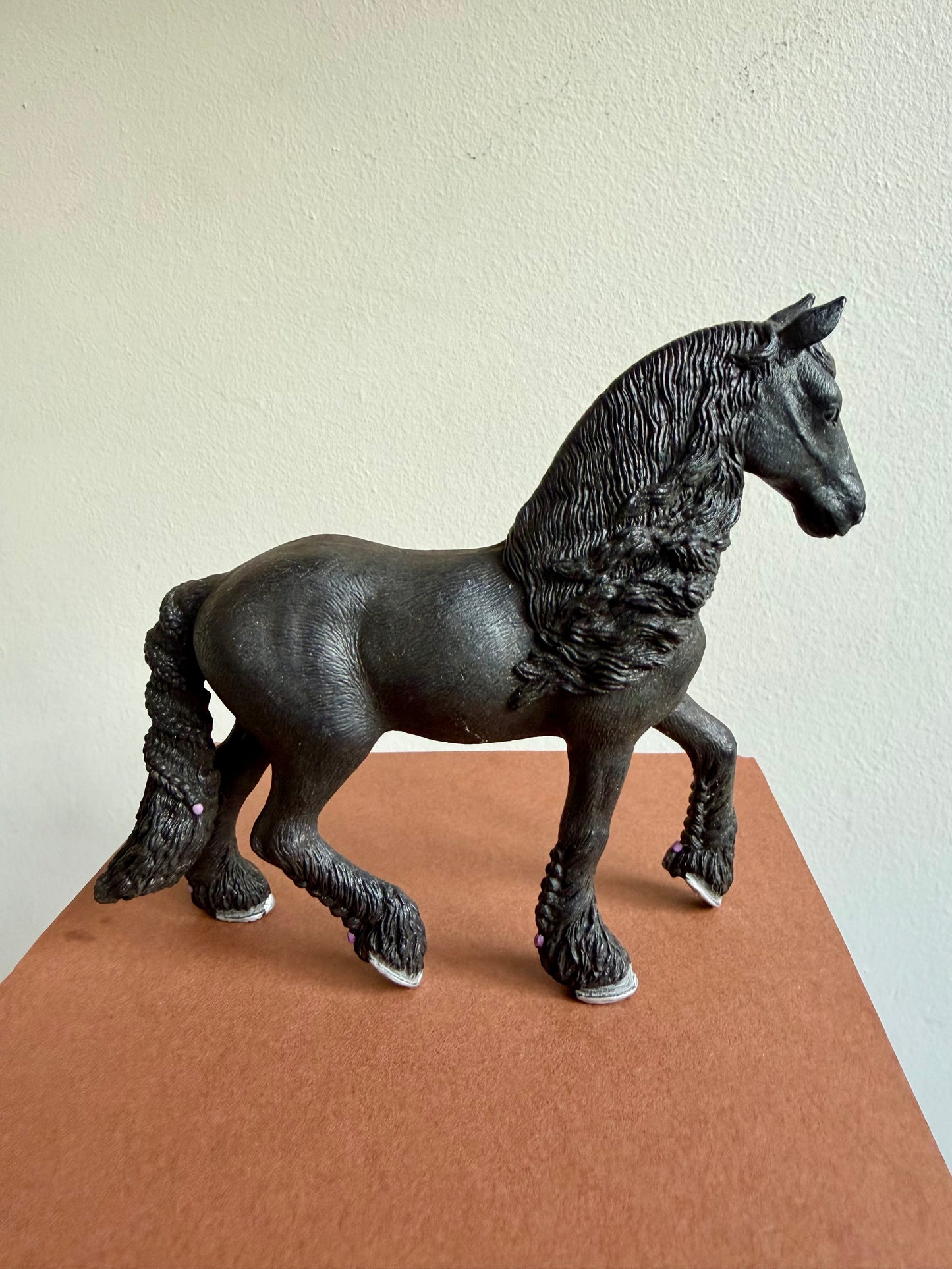 Re-Loved Rockstar: Friesian Schleich Mare- Midnight
