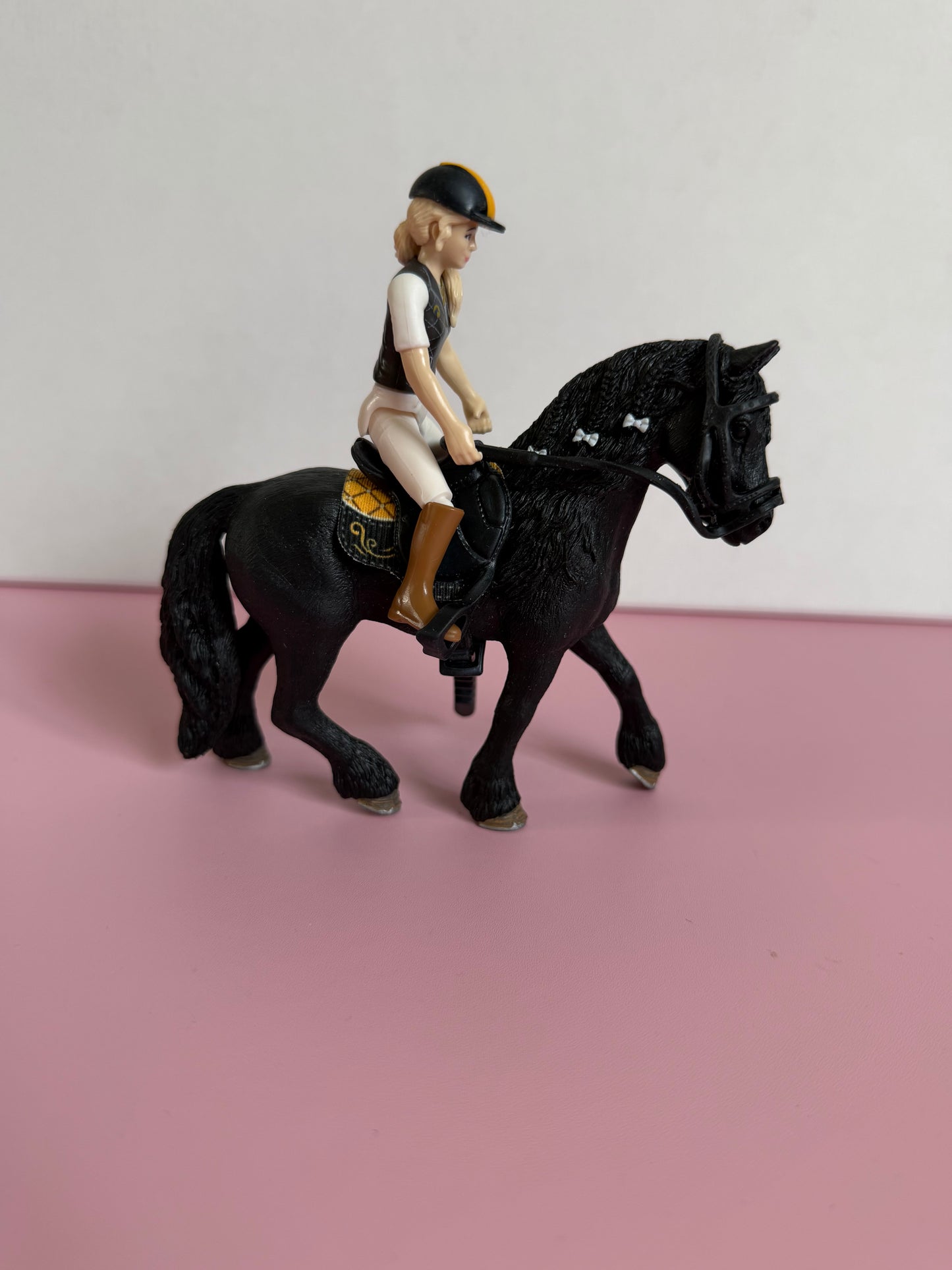 Re-Loved Rockstar: Friesian mare Princess and Rider Tori