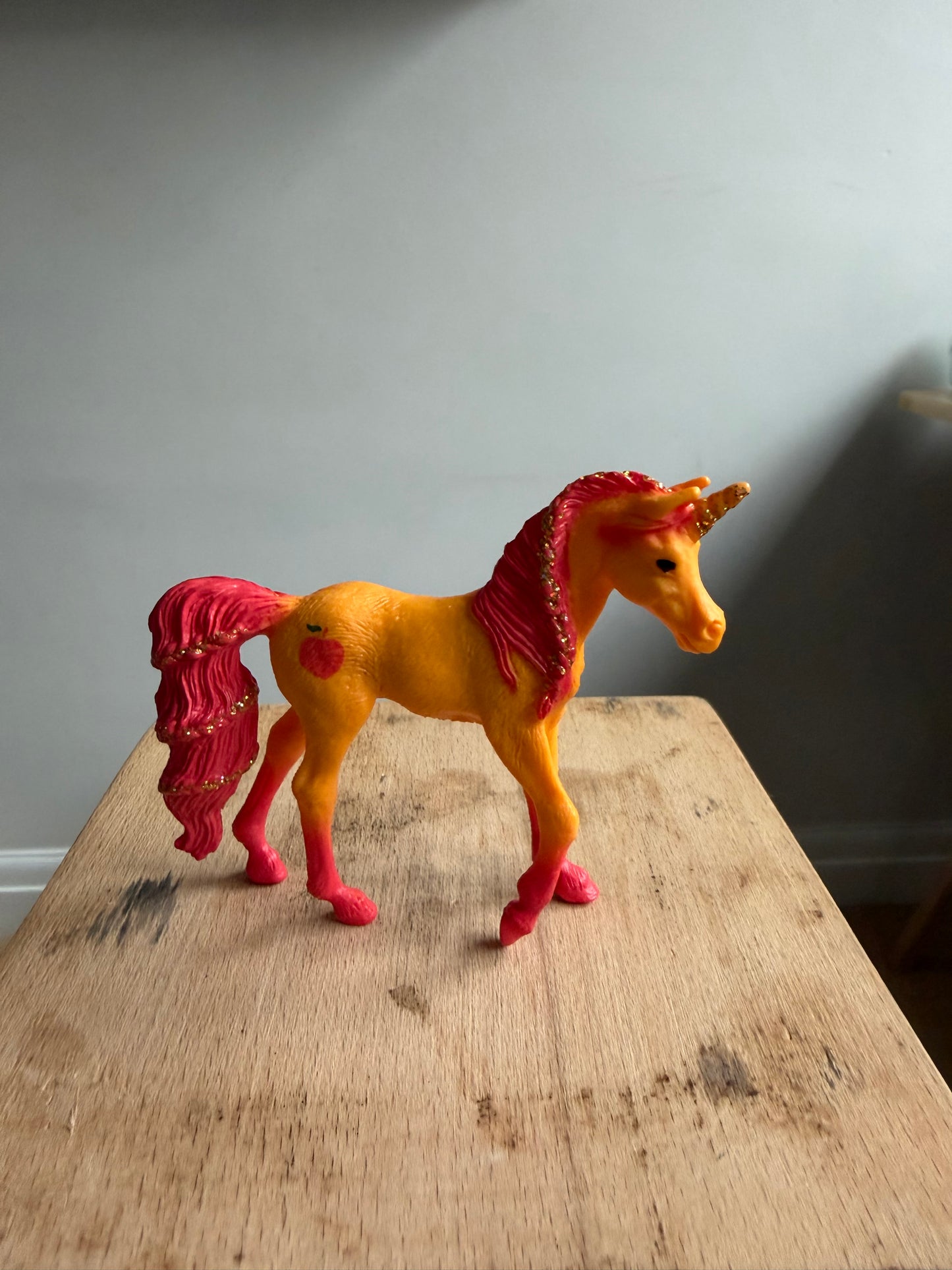 ✨ Re-Loved Rockstar Collectible Unicorn-Peach Foal –✨