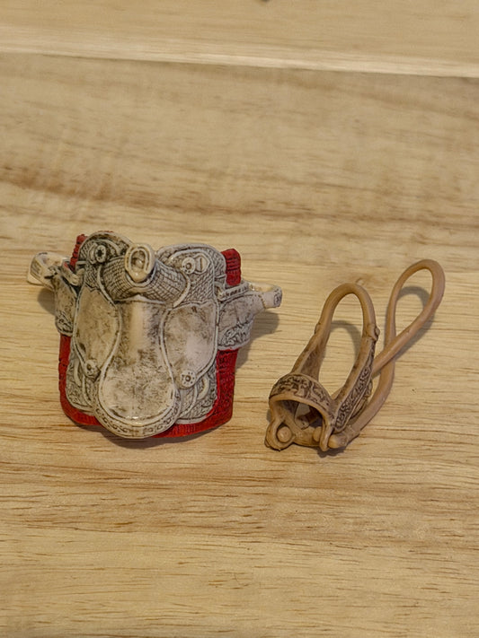 ✨ Re-Loved Rockstar Saddle and Bridle  –Western Style✨