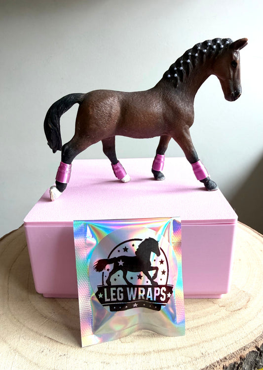 Miniature Horse Leg Wraps – Set of 4 (Horse not Included)