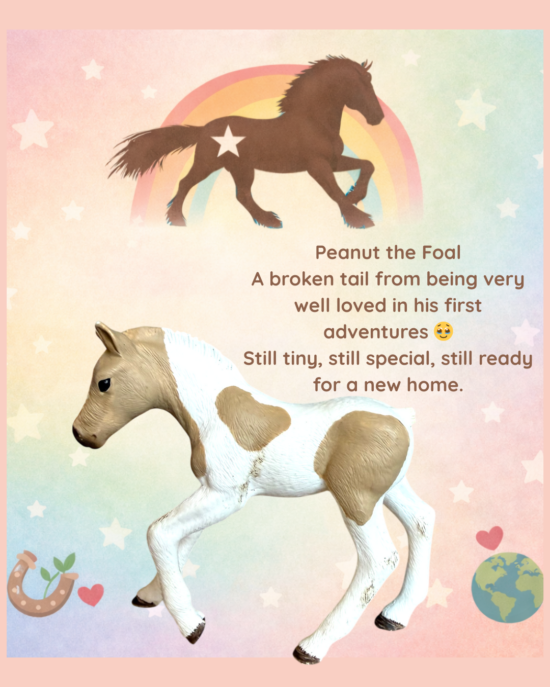 🌈 Too-Loved Rockstar Companion Pony (FREE ADD-ON)