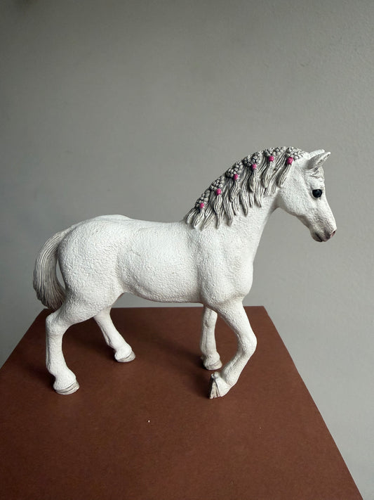 Re-Loved Rockstar:  Quarter Horse Schleich Mare- Merrie