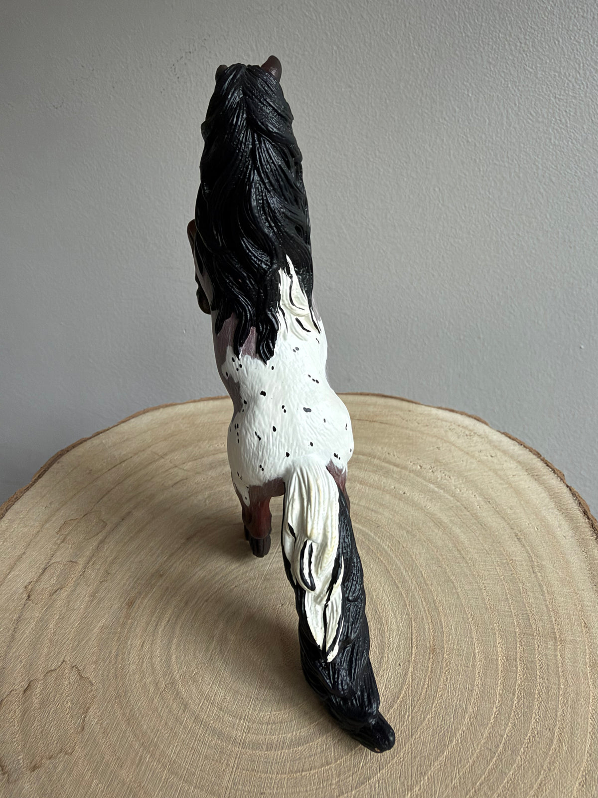 Pip – Custom-Painted Rearing Schleich Horse by Pretty Pony Customs
