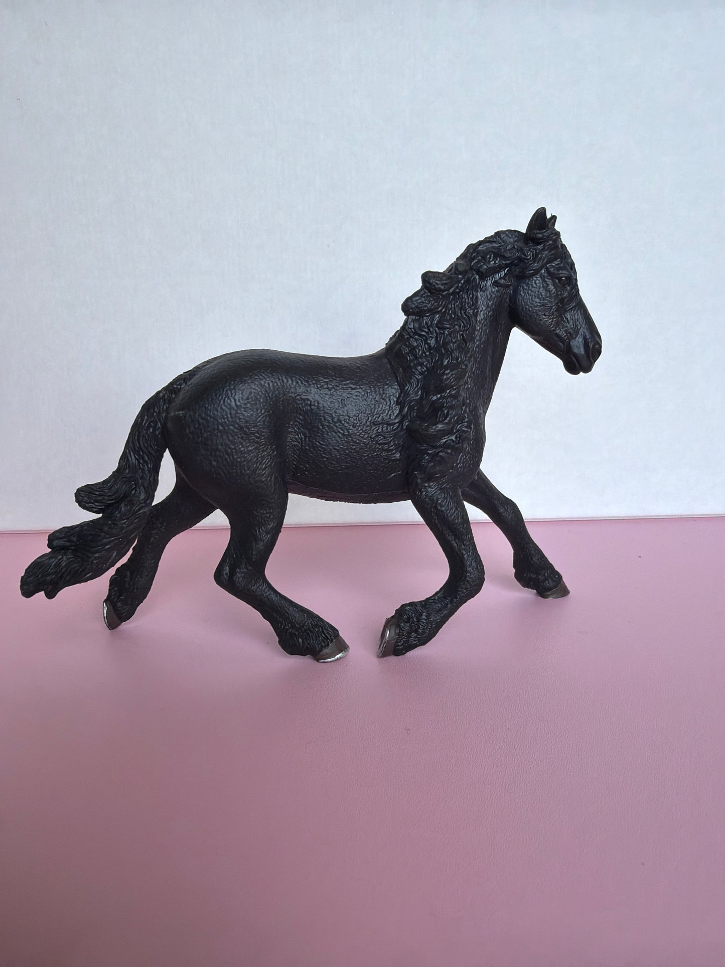 Re-Loved Rockstar: Friesian Schleich Stallion- Midnight