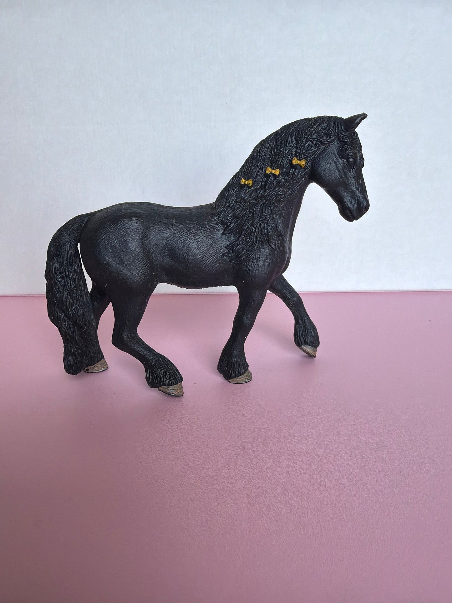 Re-Loved Rockstar: Friesian Schleich Mare- Beau