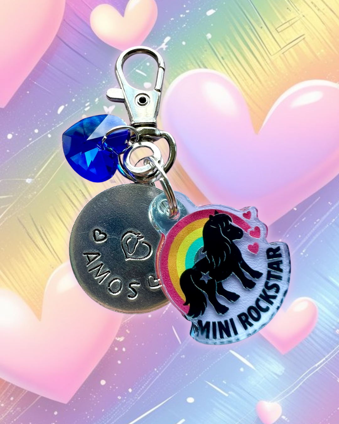 🐴 Mini Rockstar Bridle Charm – For Shetlands & Minis Only!