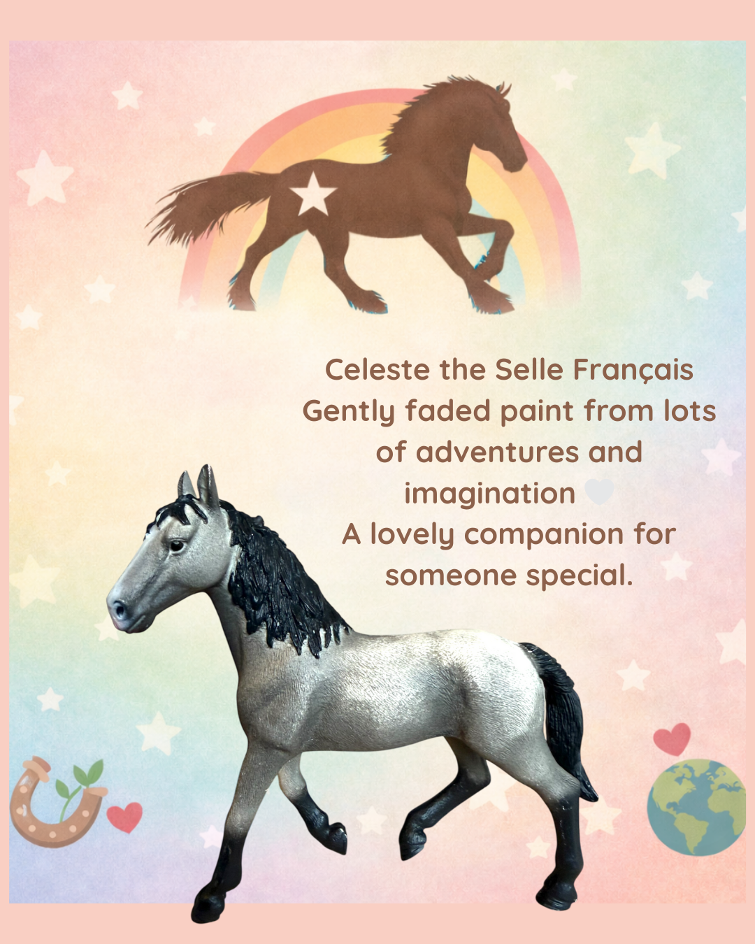 🌈 Too-Loved Rockstar Companion Pony (FREE ADD-ON)