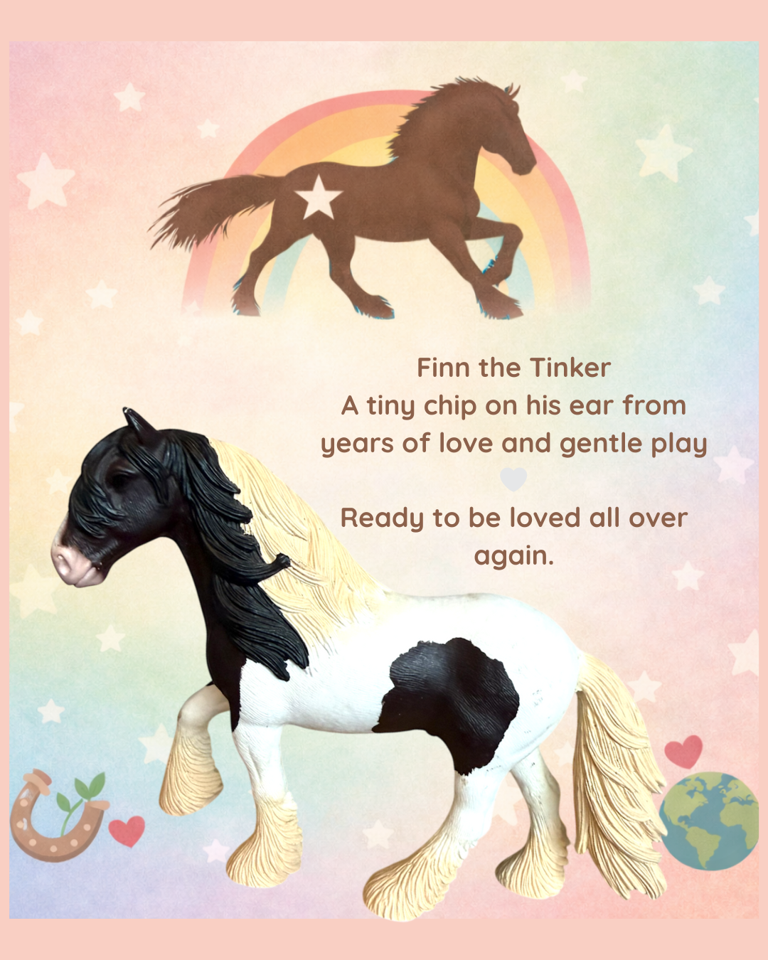 🌈 Too-Loved Rockstar Companion Pony (FREE ADD-ON)