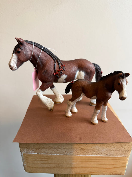 ✨Re-Loved Rockstar Clydsedale Mare & Foal–  Rosie ✨