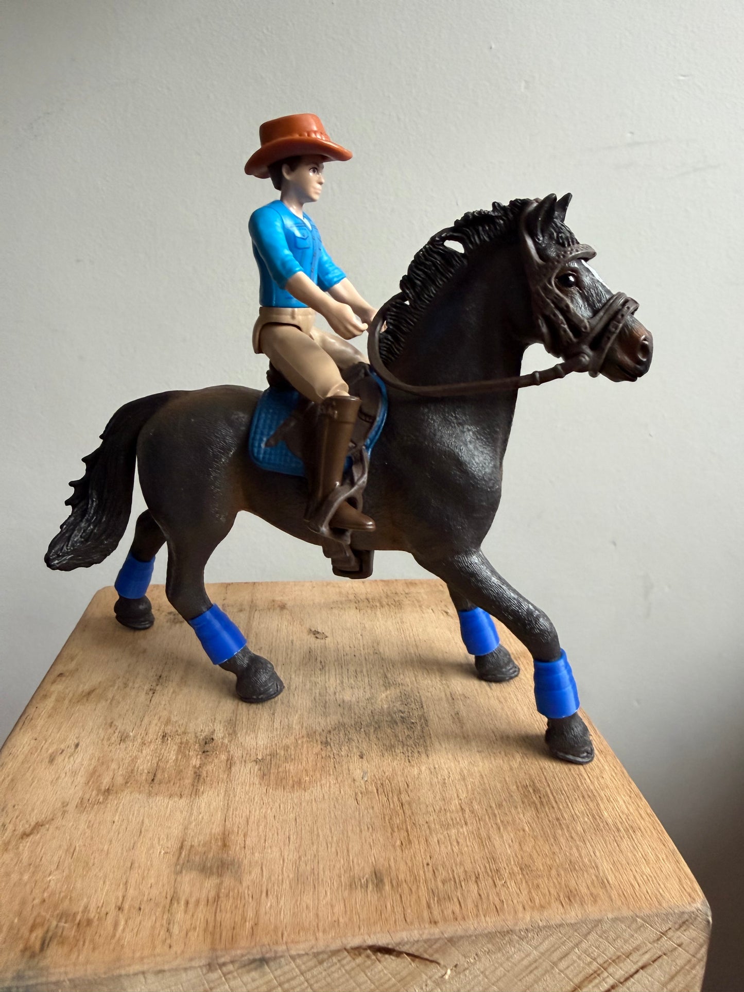 ✨Re-Loved Rockstar Oldenburger Stallion– Hawk and Rider Set ✨