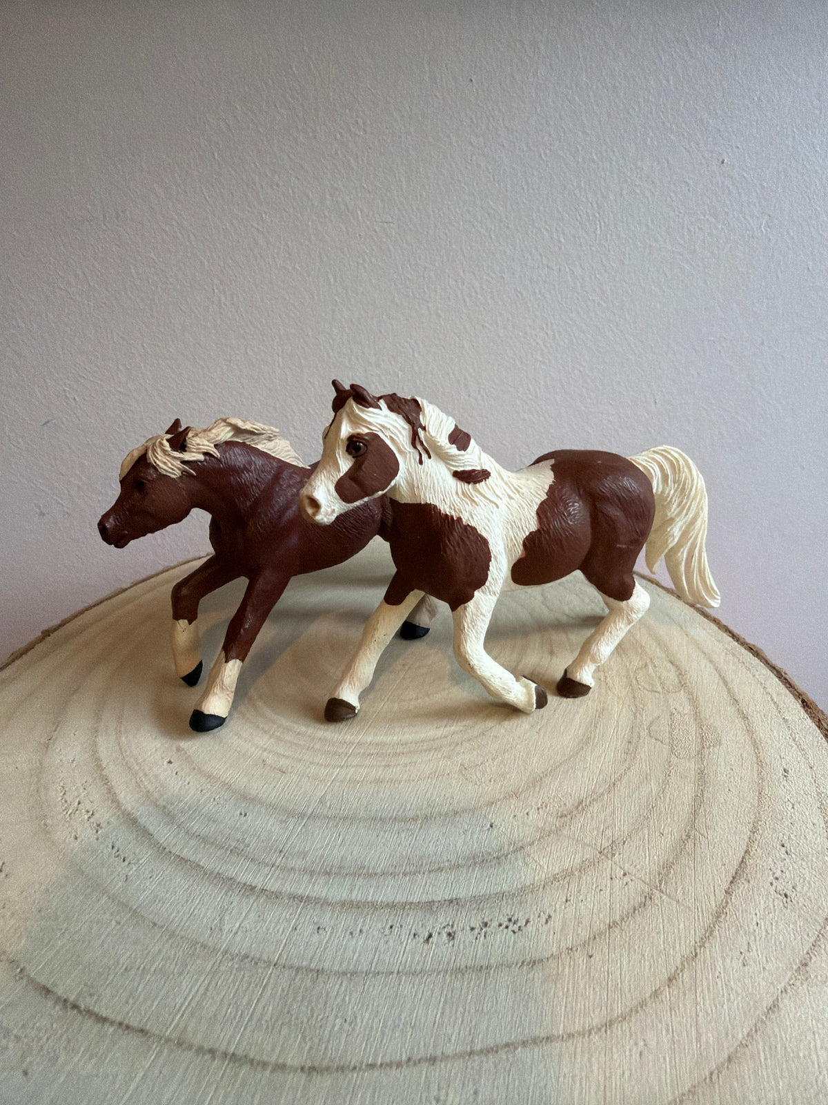 ✨Re-Loved Rockstar – Safari LTD Pair of Ponies- Pip and Squeak ✨