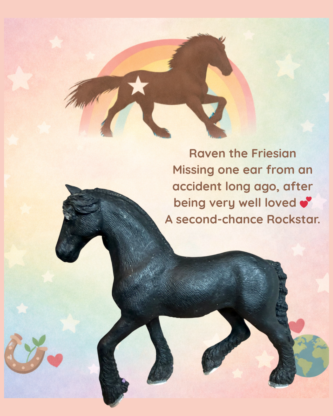 🌈 Too-Loved Rockstar Companion Pony (FREE ADD-ON)