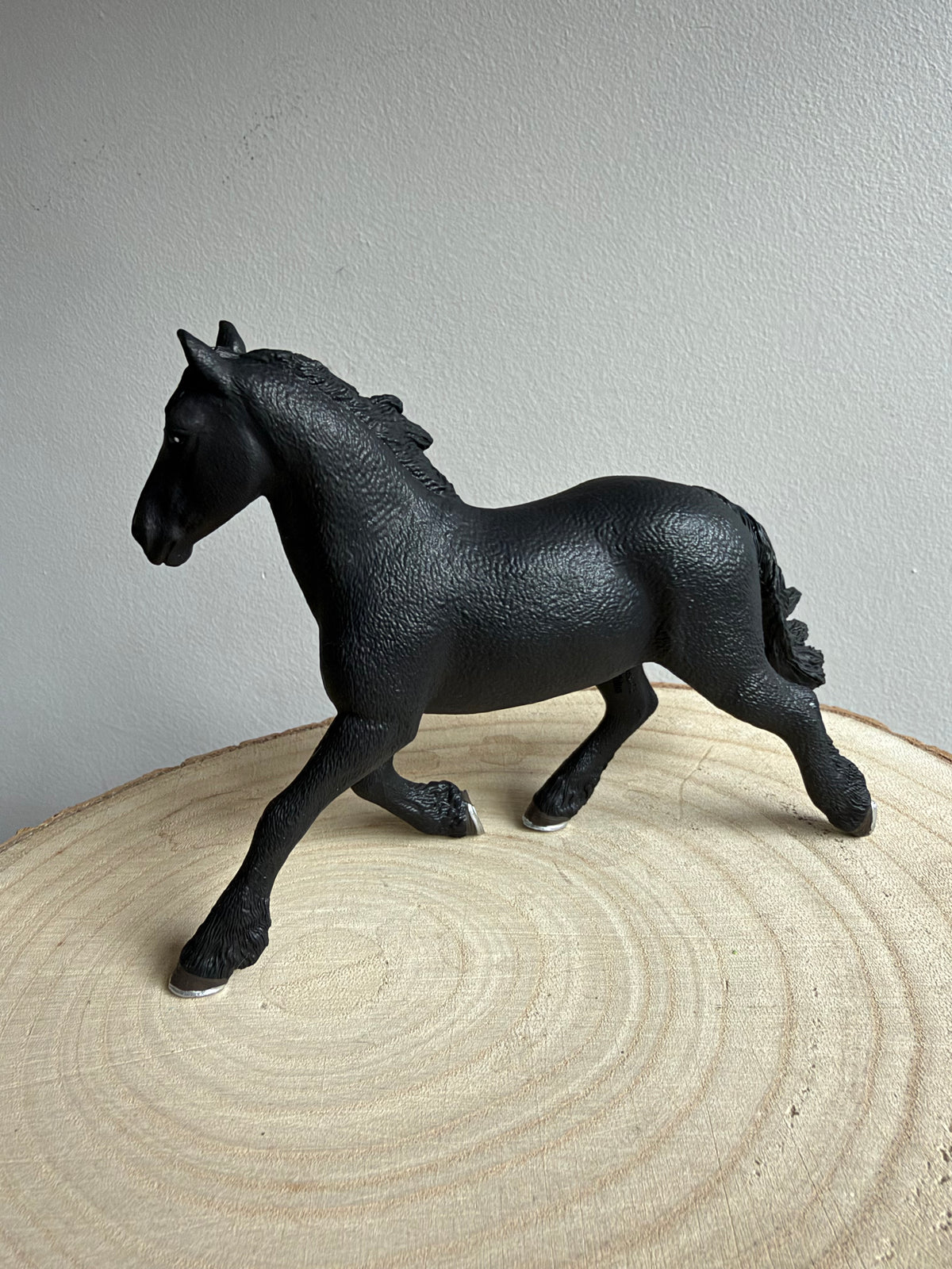 Re-Loved Rockstar: Friesian Schleich Stallion- Midnight