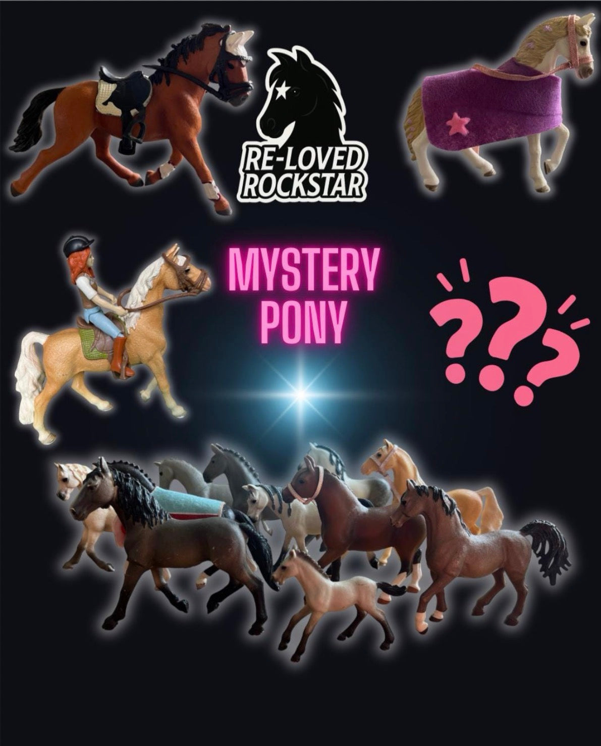 🎁 Re-Loved Rockstar Mystery Pony – Lucky Dip! 🎁