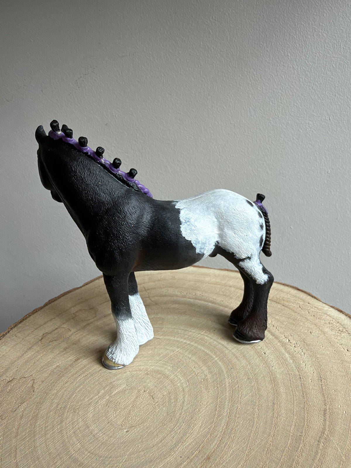 Trooper – Custom-Painted Schleich Shire Horse by Grace Photography