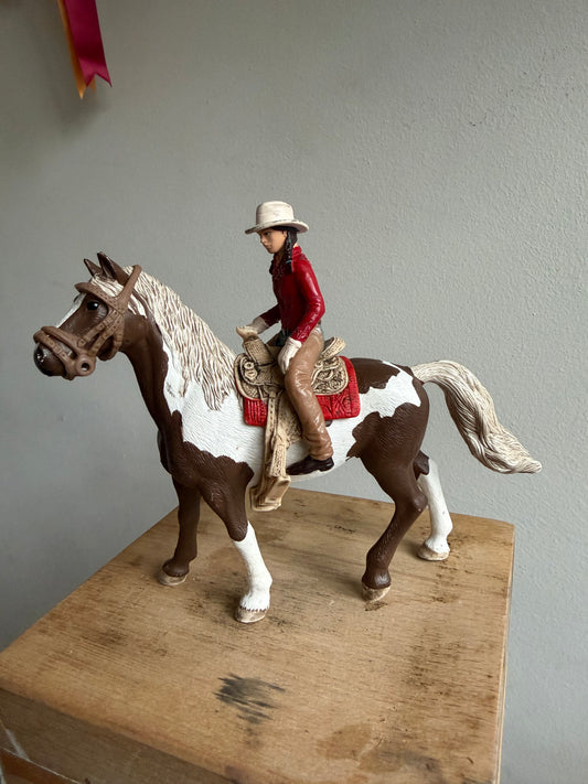 Re-Loved Rockstar -Scheich Paint Gelding and Western Saddle & Rider Bridle (No Reins)- Appache