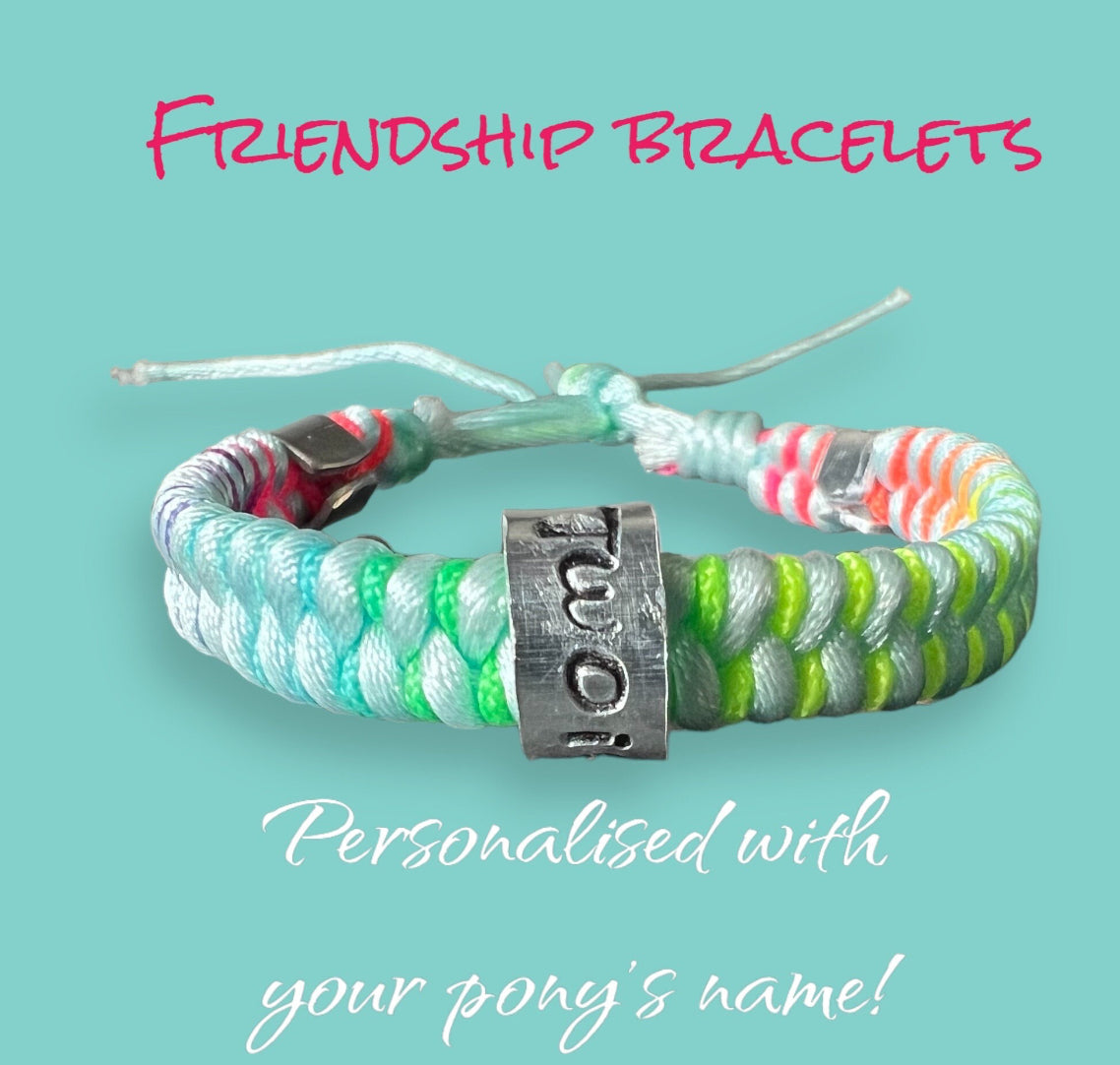 Friendship Bracelets- Personalised with Horse’s name