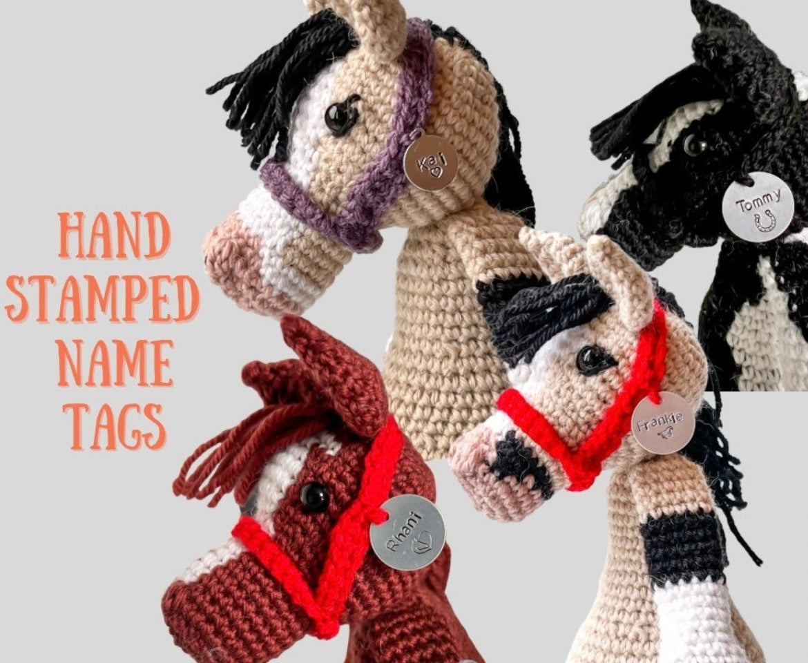 Large Personalised Crochet Horse