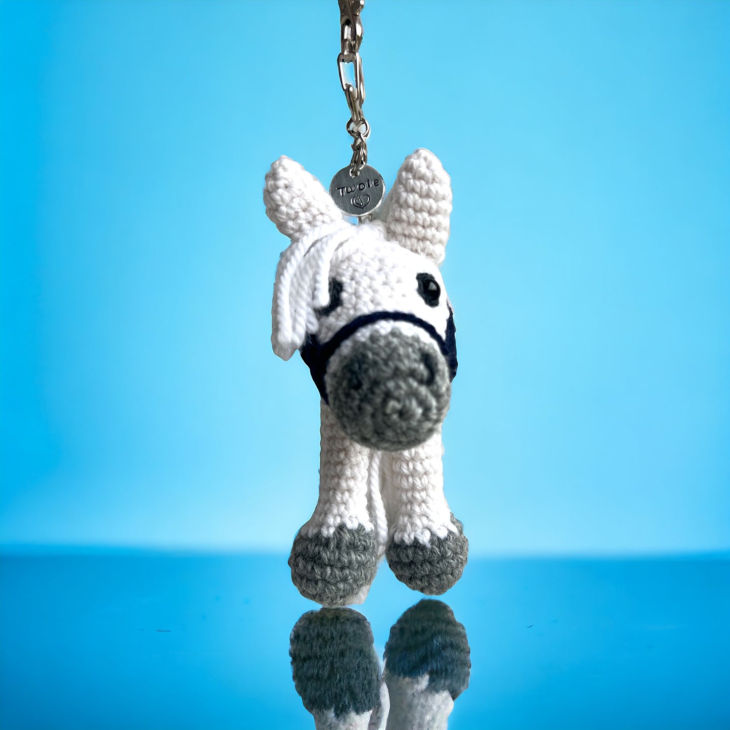 Personalised Crochet Horse Key Chain