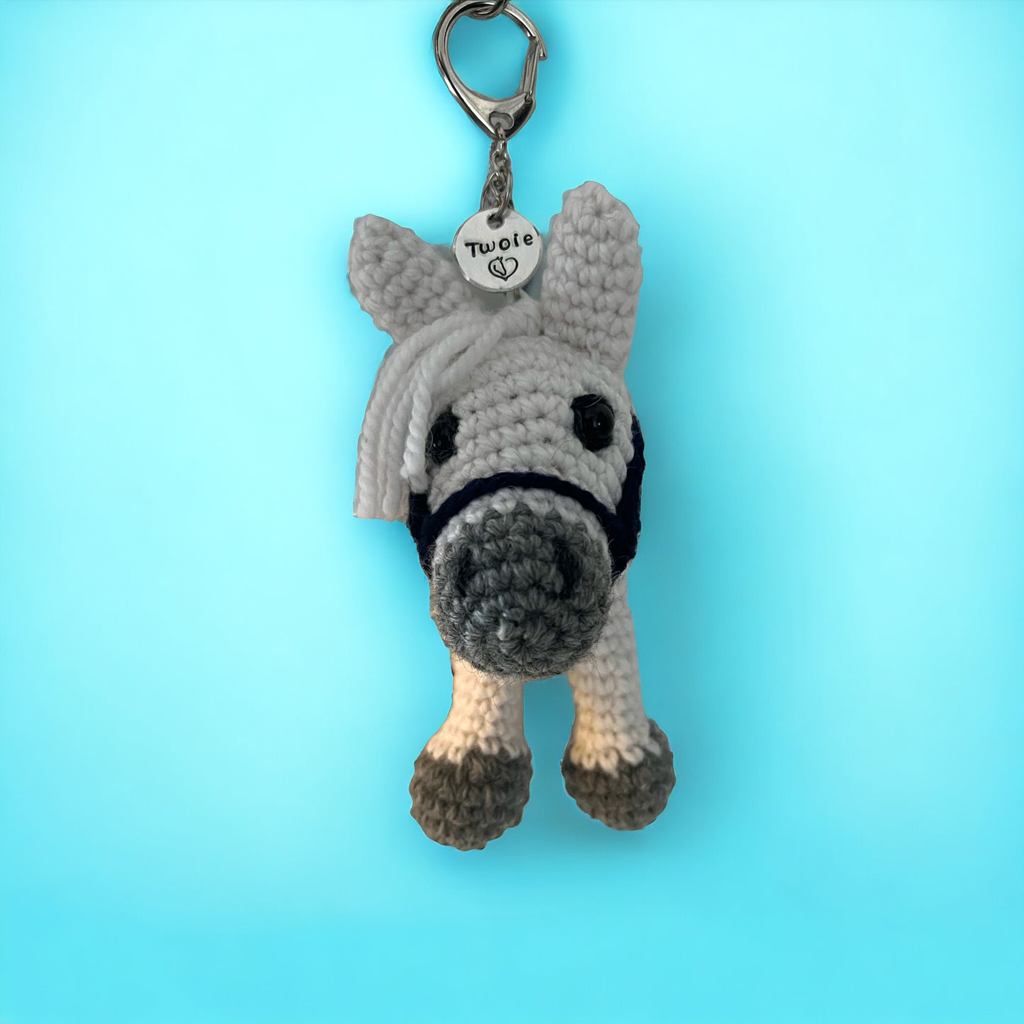 Personalised Crochet Horse Key Chain