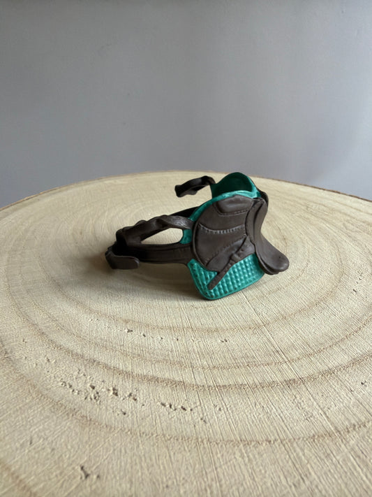 ✨ Re-Loved Rockstar Saddle (Green)  ✨