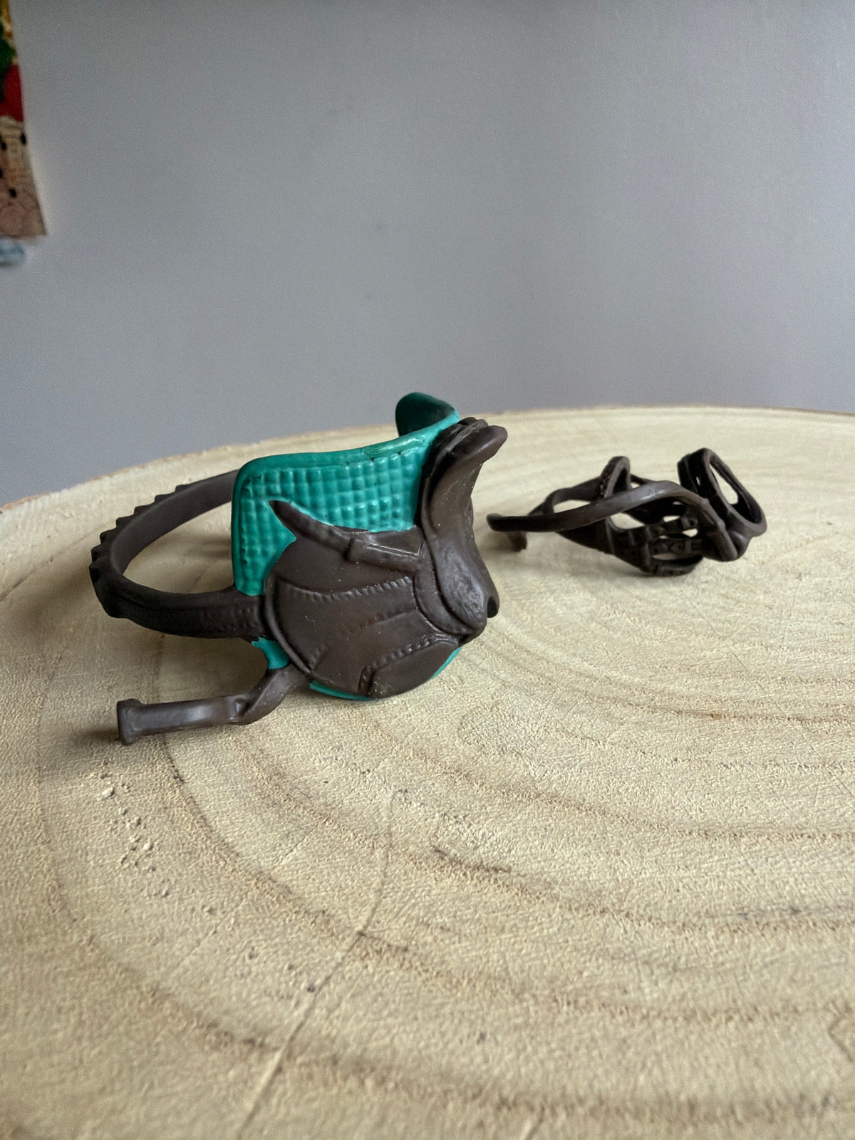 ✨ Re-Loved Rockstar Saddle and Bridle  –✨ Green