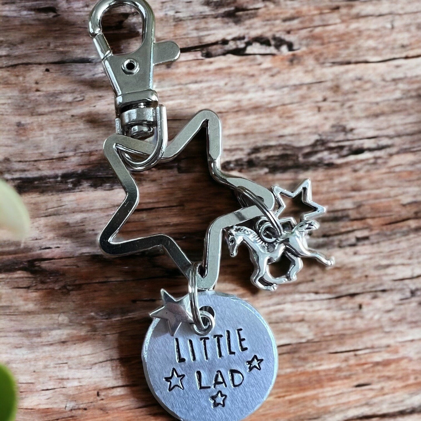 I’d Rather be Riding- Horse  key chain. Hand stamped keyring . Equestrian gift