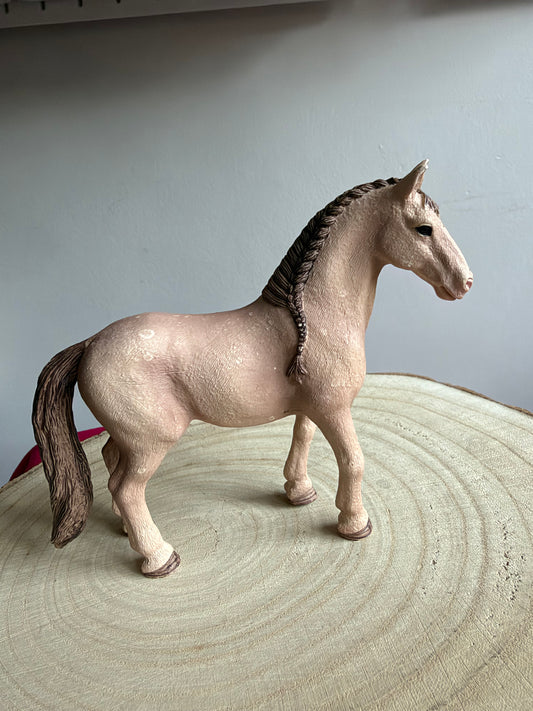 ✨Re-Loved Rockstar: Dulcie – Schleich Lusitano Mare (Paint Speckles) ✨