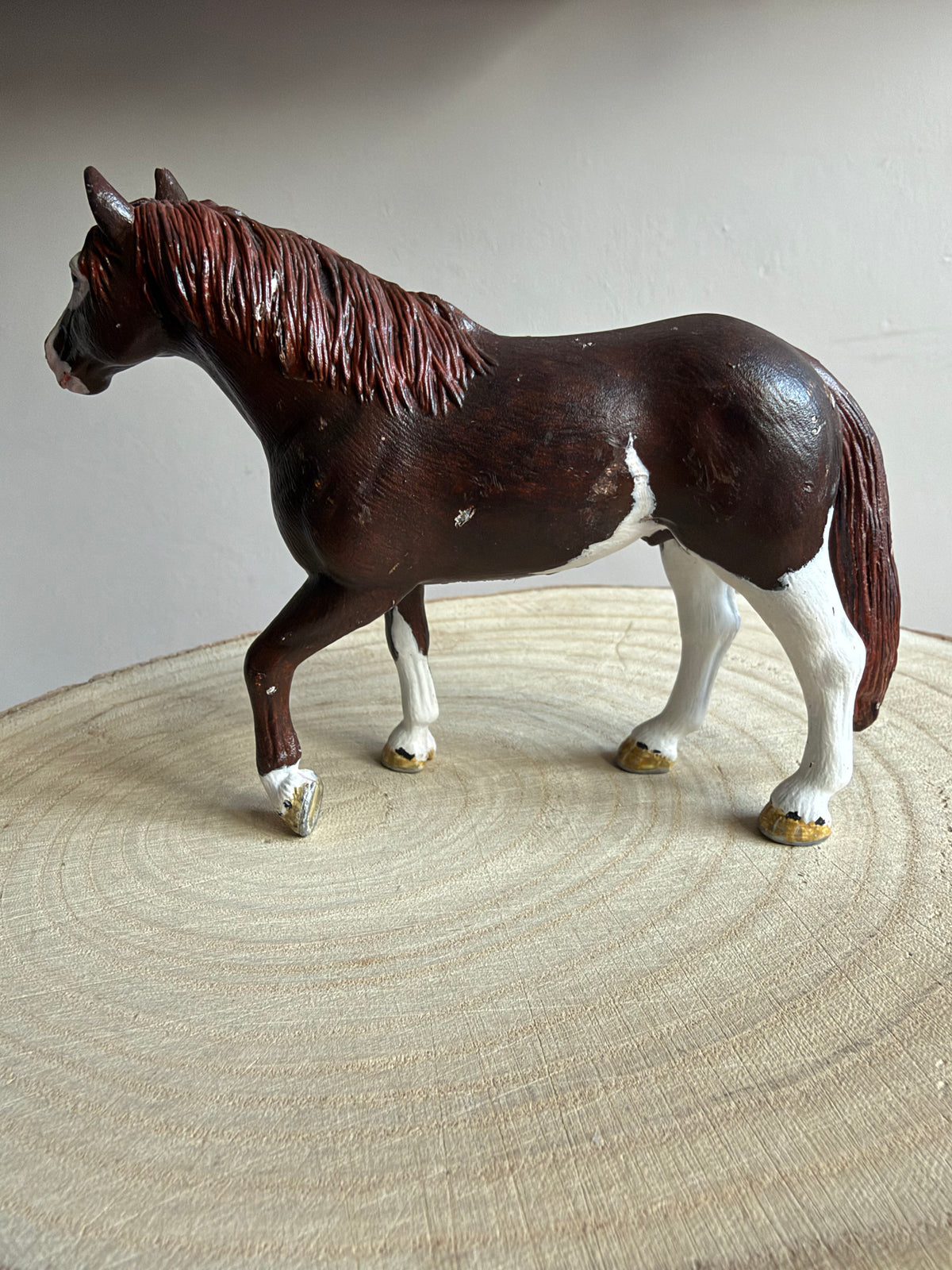 Re-Loved Rockstar: Re-Paint Palomino Schleich Stallion-  2006 ‘Copper’