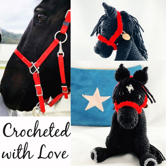 Crochet Horse & Pony - Personalised Horse, Horse Gifts, Pet Loss, memorial, Unique keepsake. Custom Horse Plush.