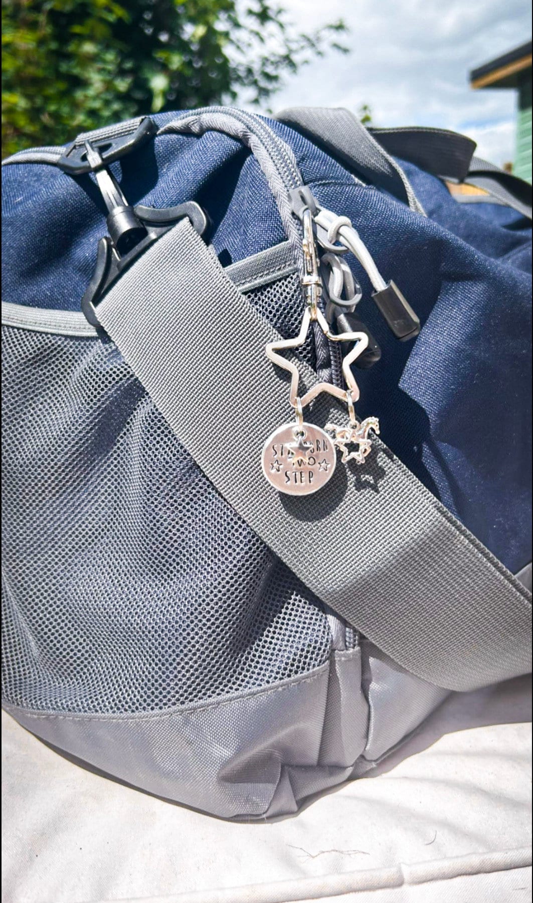 Horse lover key chain. Personalised with your pony’s name or horse’s name or show name. Hand stamped keyring . Equestrian gift